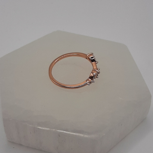 R1007 Sterling Silver Vine Ring - Charmed Aroma - Picture 6 of 7